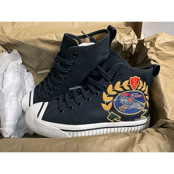 Burberry Black Kingly Big C Sneaker size 37 - Picture 1 of 13